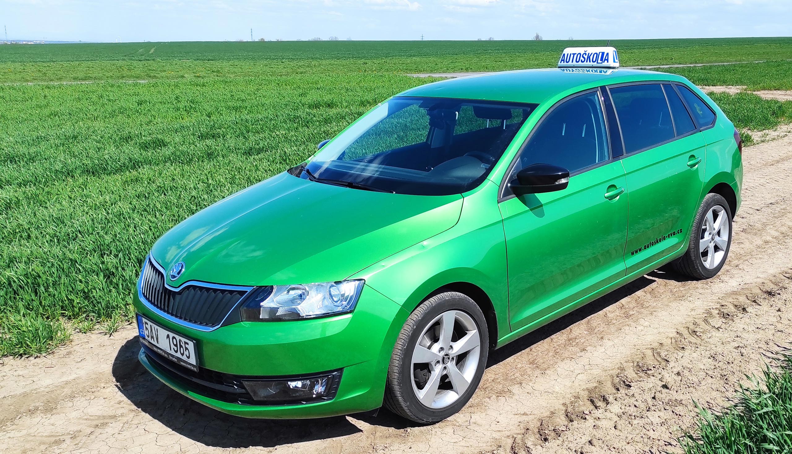 cvičné auto